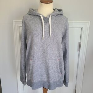 Untuckit Hoodie Sweatshirt Men's Size Medium Grey Marl Knit Pocket Stitching